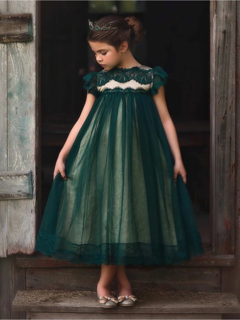 Trish Scully Emerald Green Dress Size 7